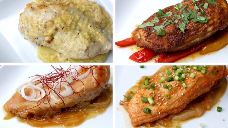 クッキングシートで簡単！おもてなし鶏むね肉料理4選 / Parchment Paper! Easy Chicken Dishes 4 ways