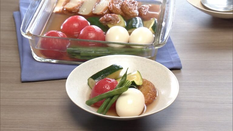 【3分クッキング公式】冷やし梅だしおでん／梅きゅうり納豆