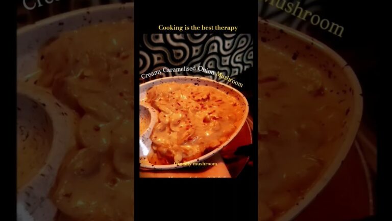 Creamy caramelized mushroom 🤍 #cookingshorts #viralreels #reels #love  #cooking