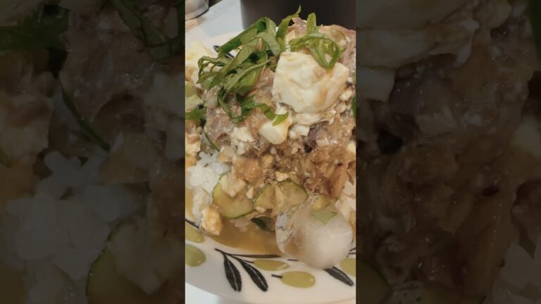 【冷や汁ごはん】暑い夏にぴったり♪NHKあさイチではんにゃ川島さんが紹介。まさか！〇〇使うなんて！美味すぎる#japanesefood #japan #冷や汁 #鯖の味噌煮 #缶詰#あさイチ