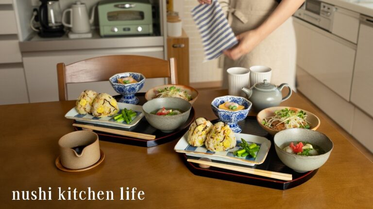 # 107【暮らしと食のvlog】おにぎりと焼きたてパンで軽やかな初夏のおうちご飯: Early Summer Kitchen