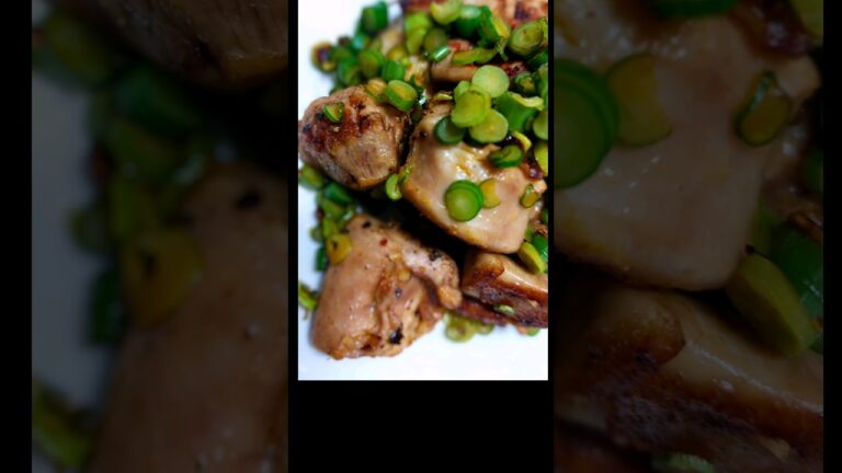 サケ白子ソテーもどき #food #garlic #fish #salmon #shorts