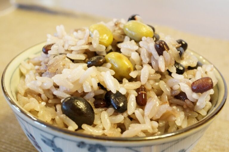 北海道五彩健康豆ご飯の美味しい炊き方