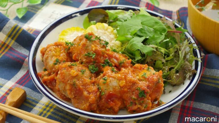 【作り置き】冷めてもおいしい！ ミートボールの トマト 煮 のレシピ 作り方