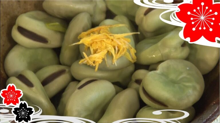 空豆の塩ゆでの作り方【日本料理レシピTV】