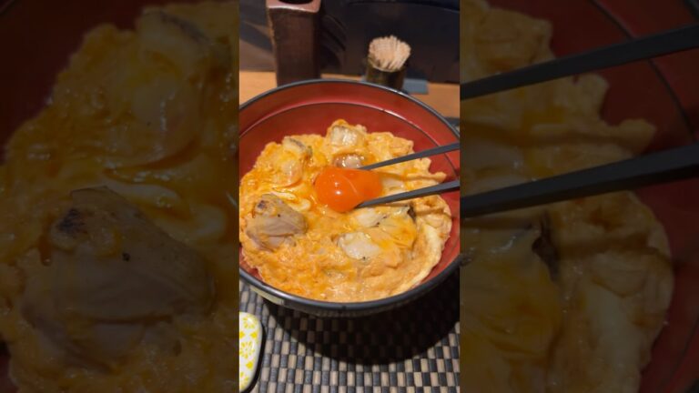 【TOKYO gourmet】究極のとろとろ親子丼 新宿 鶏Dining&Bar Goto #dinner #tokyofood #gourmet