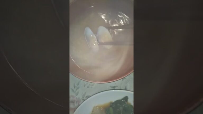 【晩御飯】豚の生姜焼き　あさりの味噌汁