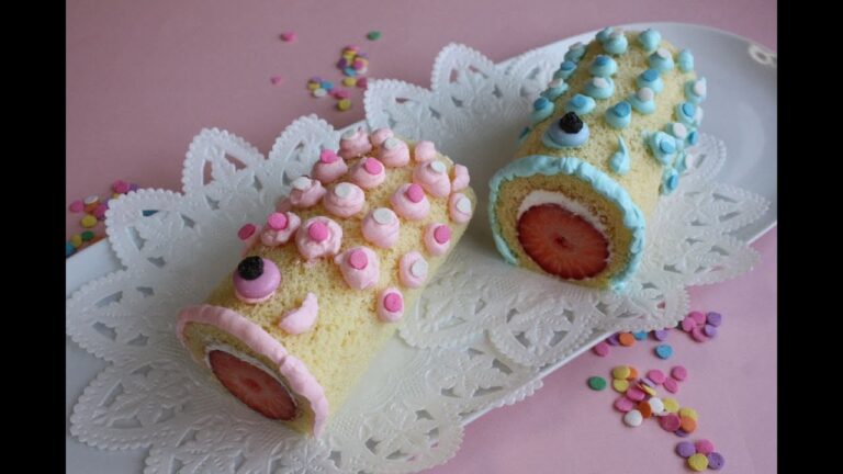 Koinobori Roll cake Recipe 卵1個で鯉のぼりロールケーキ　こどもの日