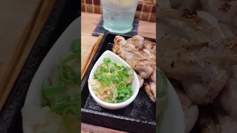 せせり焼き　ネギ塩焼き