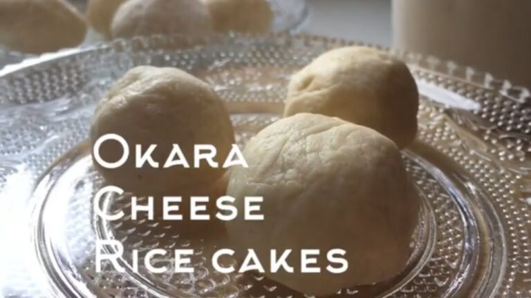 【ダイエット】レンジで簡単！おもチーを低糖質で作ろう‼︎おからパウダーと思えないもちもち感！How to make low carb Okara cheese rice cakes.