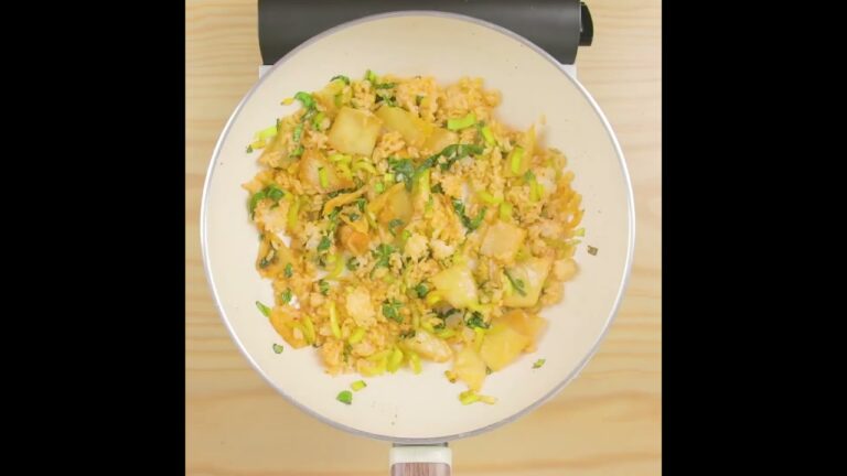 シンプルな味付けが癖になる♪ 本格的 チンゲン菜の韓国風炒飯 #cooking  #料理 #レシピ