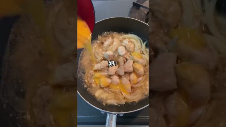 【痩せる親子丼】の作り方！#shorts