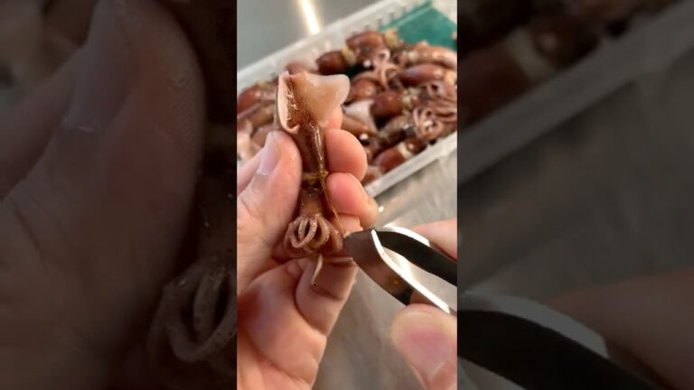 【海鮮好きに見てほしい🦑】ホタルイカの丁寧な食べ方#shorts