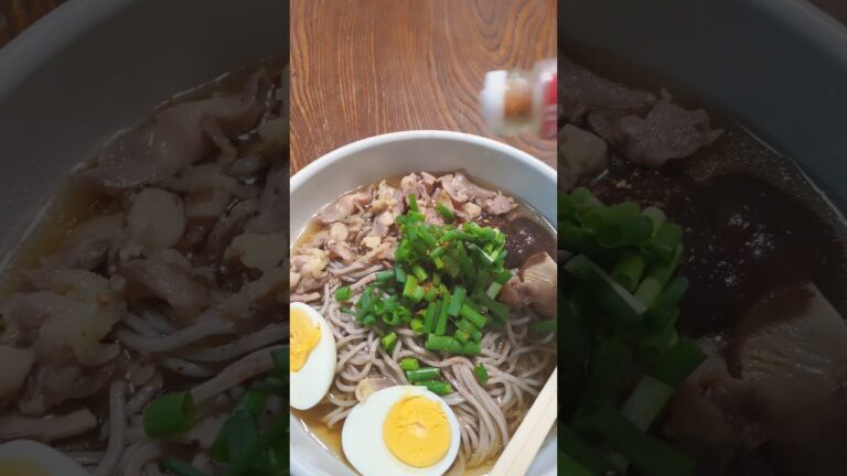 #リミックス #グルメ #流行る #cooking #food #dinner #バズる #美味い #shorts#肉そば#冷たい肉そば