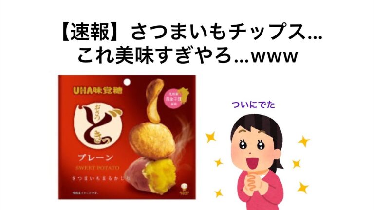 【速報】さつまいもチップス…これうますぎwww