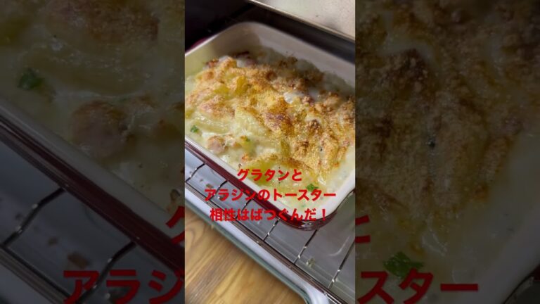 グラタンとアラジントースターの相性は抜群だ！W！！ゼロカスタム！！