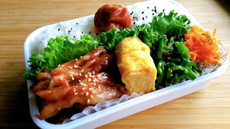 【ピーマンと人参だけで副菜作り】メインはせせりの照り焼き【obento＃78】