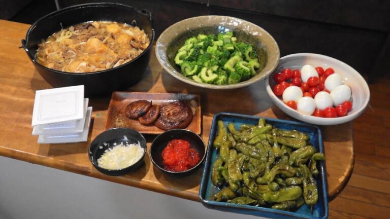 しし唐怖い！嫁が倒れるッ！そんな【 しし唐焼き＆肉じゃがすき焼き 】