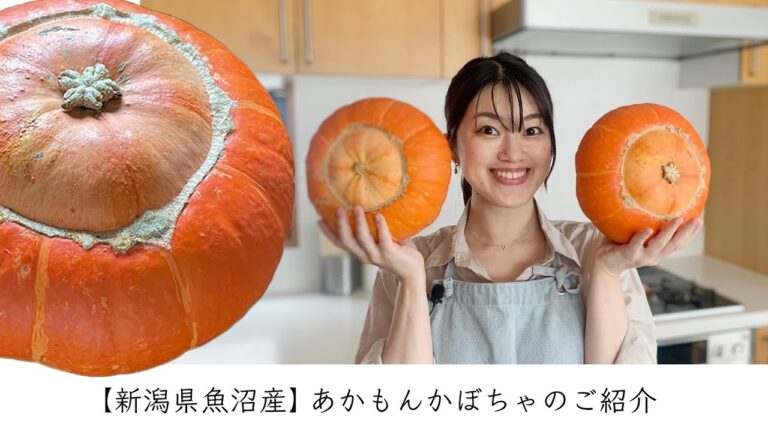 【新潟県魚沼産赤かぼちゃ】 あかもんかぼちゃのご紹介