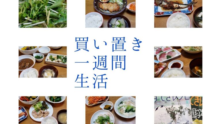 【栗原はるみさんレシピ】夏レシピで１週間の晩ごはん【1週間買い置き生活】