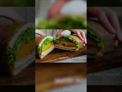 週末作り置きで、平日のお昼をおしゃれに美味しく。5種類のお弁当用サンドイッチ #Shorts