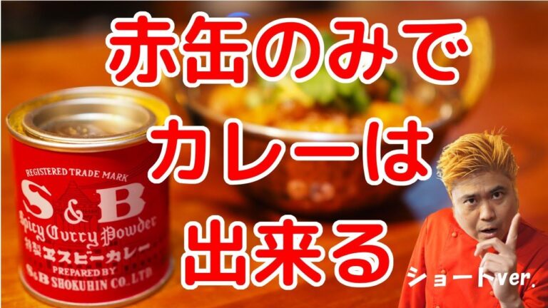 SBの赤缶だけでカレーは出来る【ショートver.】