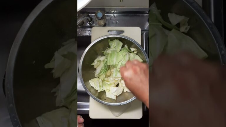 簡単キャベツ塩揉み #料理動画