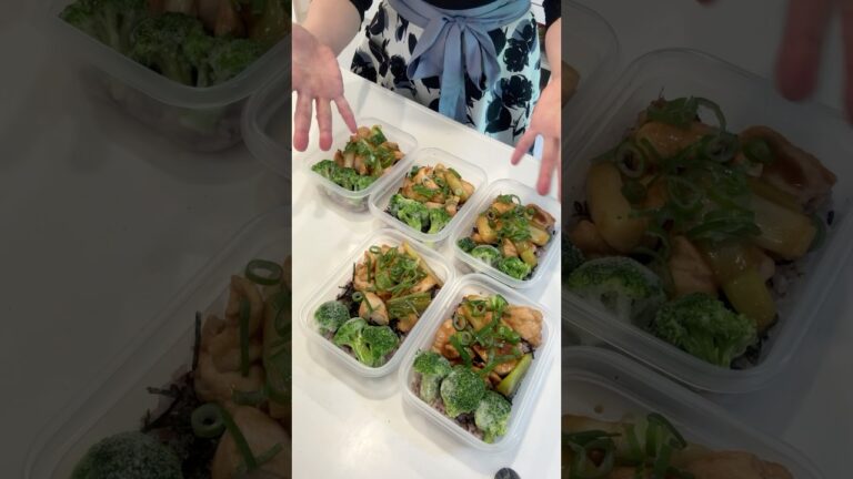 ダイエット中ならコレ食べて！低脂質高タンパクな焼き鳥丼弁当を平日５日分まとめて冷凍ストック。#冷凍弁当#冷凍ストック#作り置き#鶏むね肉レシピ#ダイエットレシピ#ヘルシーレシピ