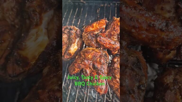 This Jamaican BBQ Chicken is JUICY, SPICY & CRAZY GOOD! 🔥🍗🇯🇲"