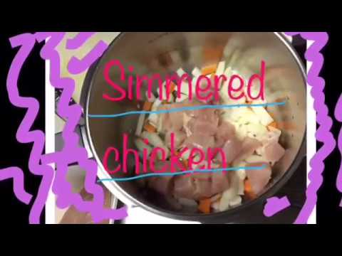 リアルな夕食＊鶏胸肉のケチャップ煮