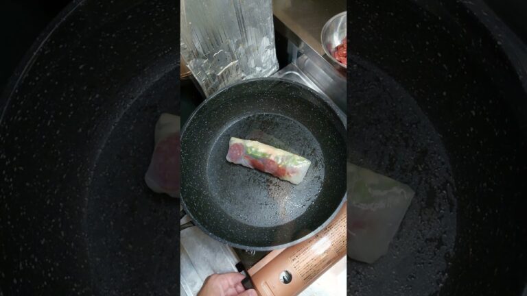 【料理】ライスペーパーでブリトー。 #shorts_ #shorts