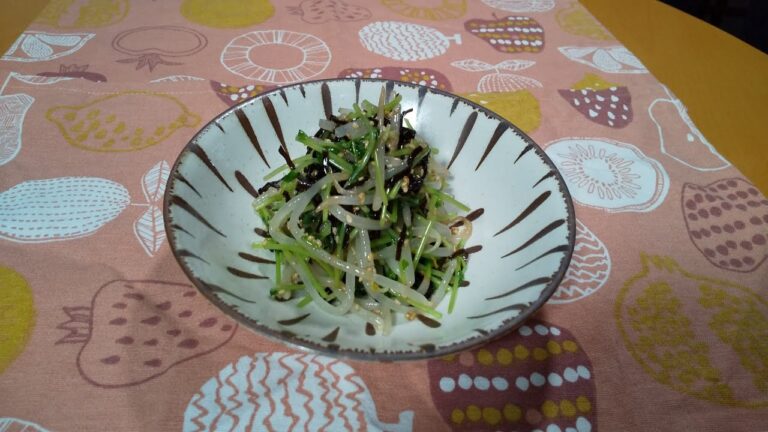 豆苗ともやしのナムル 2023.1.4放送