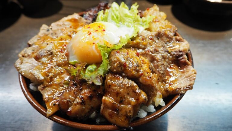 デカ盛！池袋で人気の焼肉丼店【たどん】デカイ！『BIG丼』４種類の肉がたくさんのっている！東京・池袋