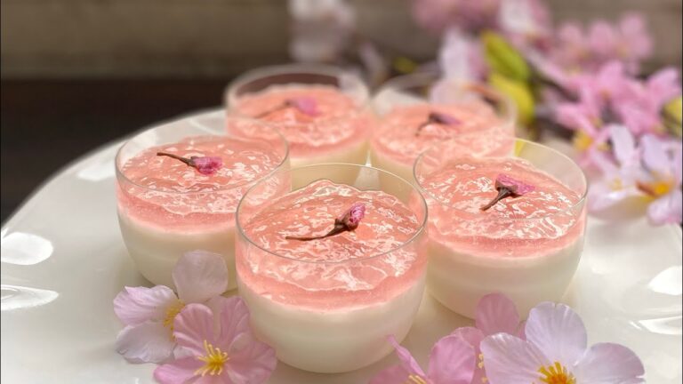 春にぴったり🌸【桜のパンナコッタ】