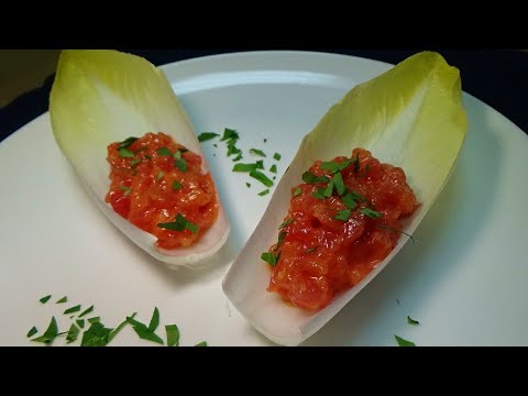 卵黄トリュフオイル仕立てのマグロのタルタルの作り方