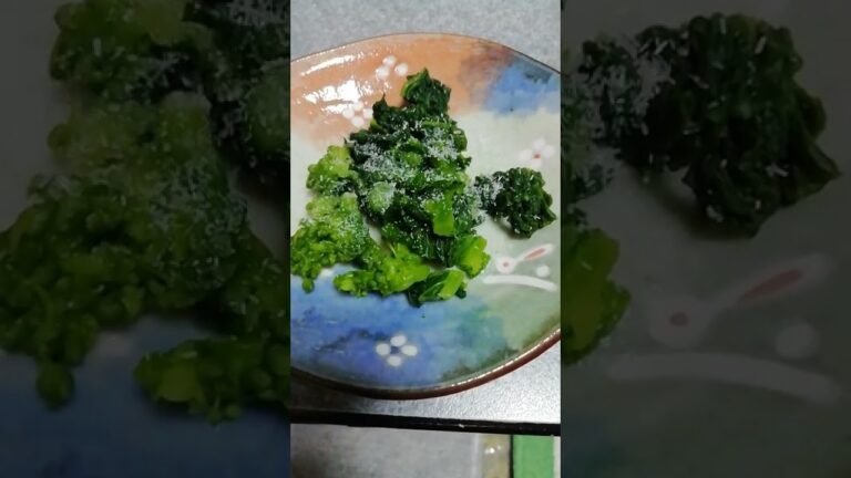 菜の花の漬物　味の素　七味振って　お口の中に春が来た　漬物屋さんで購入