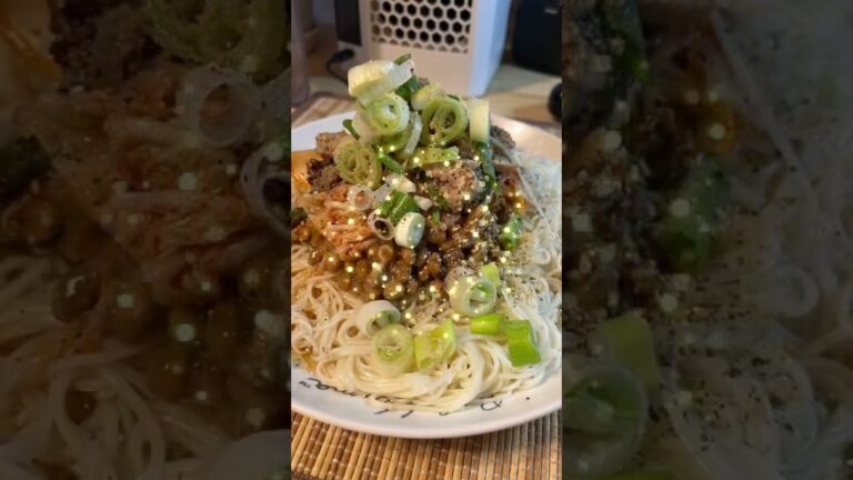 【健康めし】10秒そうめん♪ で腸活する😊 #shorts