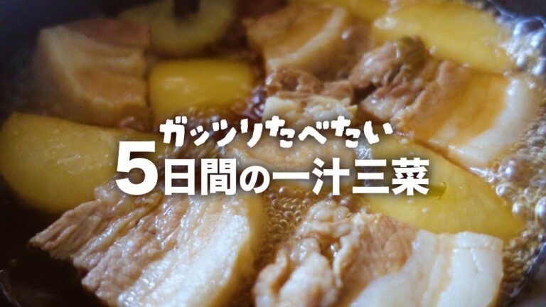 【平日5日間の晩ごはん】初夏にたらふく食べたいガッツリ定食