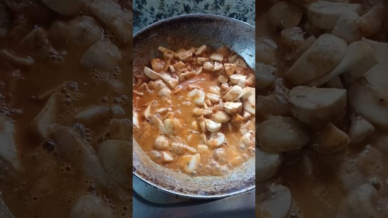 Restaurant style mushroom curry #food #shortsfeed #ytshorts #shorts #recipe #healthyfood