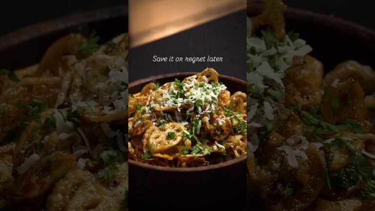 Crispy Aglio Olio Lotus Stem Recipe #quickrecipes #shorts #mustwatch #munchies