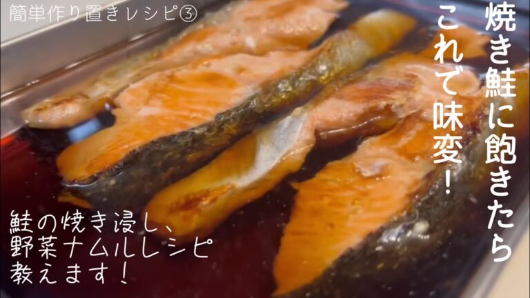 【簡単作り置きレシピ③】北海道産もずく、生鮭を使った簡単レシピあります♪