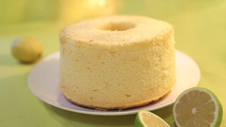 レモンのシフォンケーキの作り方・レシピ【ふわふわ爽やか】 Lemon Chiffon Cake Recipe｜Coris cooking