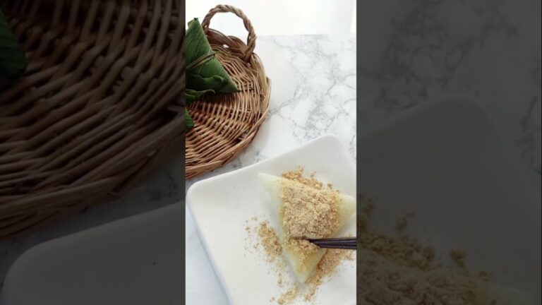 笹だんごよりこれが好き！新潟の郷土料理「三角ちまき」｜How to make Rice cake wrapped in bamboo leaves｜#Shorts