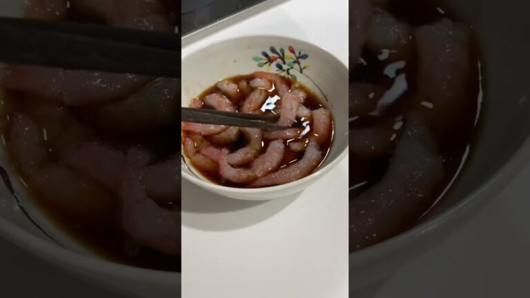 【衝撃】旦那がつくる漬け甘えび丼が美味すぎる #Shorts