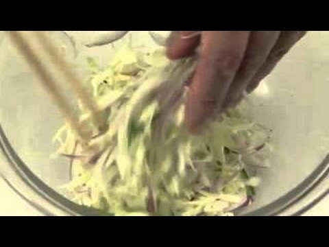 キャベツのコールスローサラダ（黒胡麻入り）　作り方 - えりの食の世界 - eriFW.com Official Youtube Channel