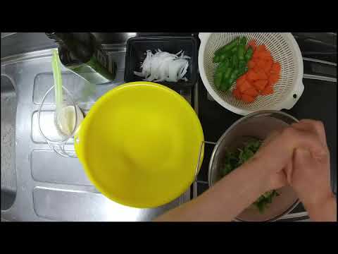 金沢療院料理紹介③温野菜サラダ