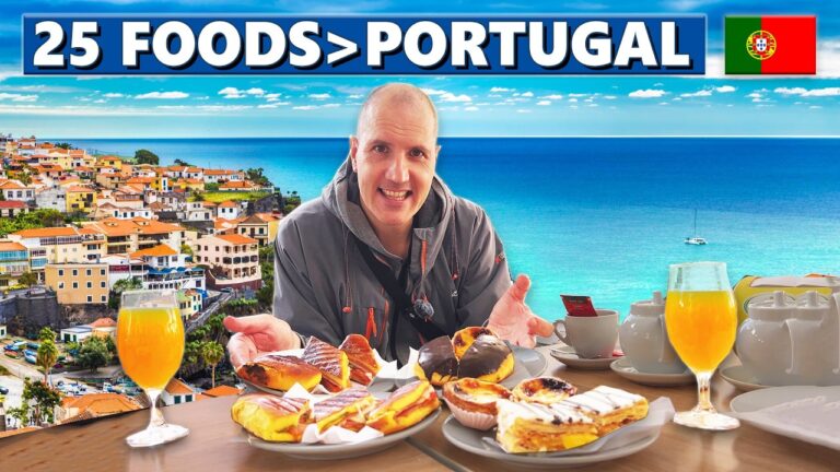 25 FOODS From PORTUGAL You Must Try - From Porto to Lisbon and Guimaraes 🇵🇹