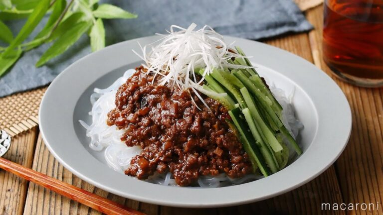 満足感抜群♪しらたきジャージャー麺