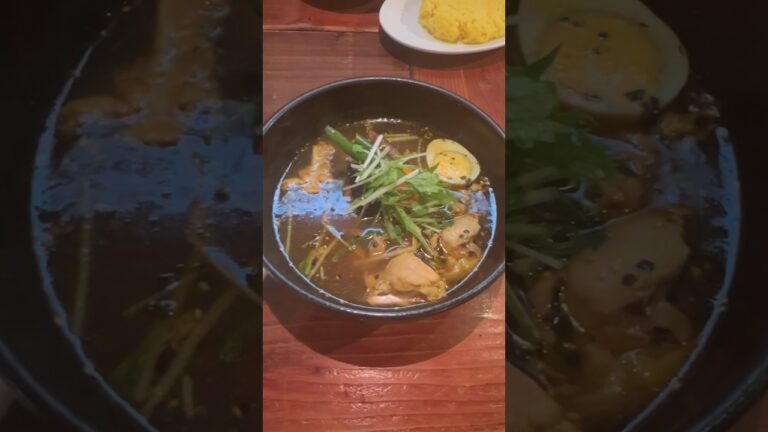 【銀座】柔らかく煮込まれたイエロースパイスのチキンスープカレーが美味し過ぎる #東京グルメ #銀座グルメ #スープカレー