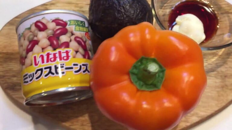 【簡単おいしい】ヴィーガンなパプリカサラダ【コラーゲンは摂れる？】